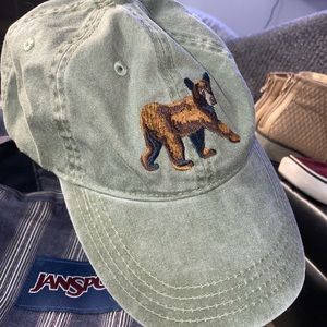 Faded army green hat